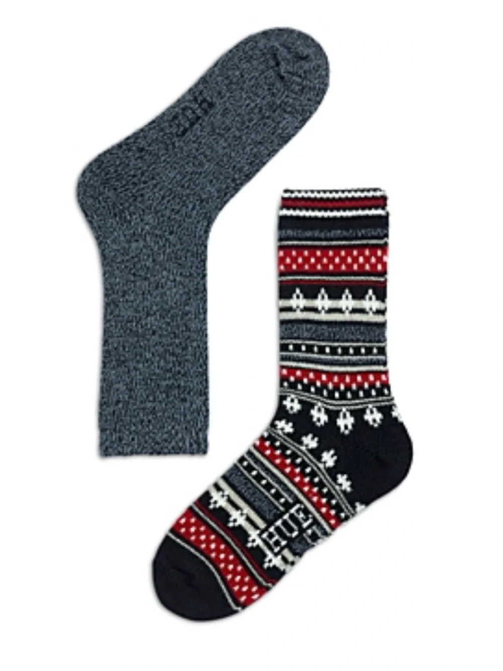 HUE women’s Geo Stripe Boot Sock 2 Pair Pack One Size Fits Most MSRP $18